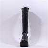 Marco Moreo Vale Side Zip Knee High - Black Leather